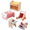 HABA Little Friends Children's Nursery Room - Dollhouse Furniture for 4" Dollhouse Dolls